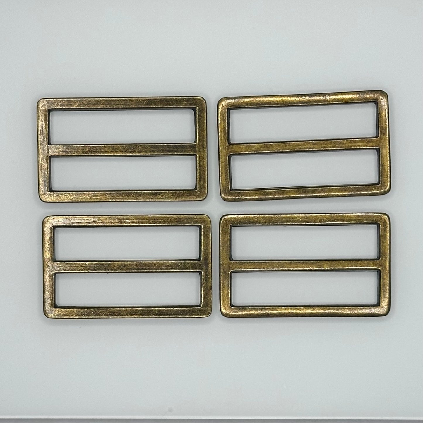 Tri-Glide - Heavy Weight - Metal Flat Strap Adjuster - 1.5"
