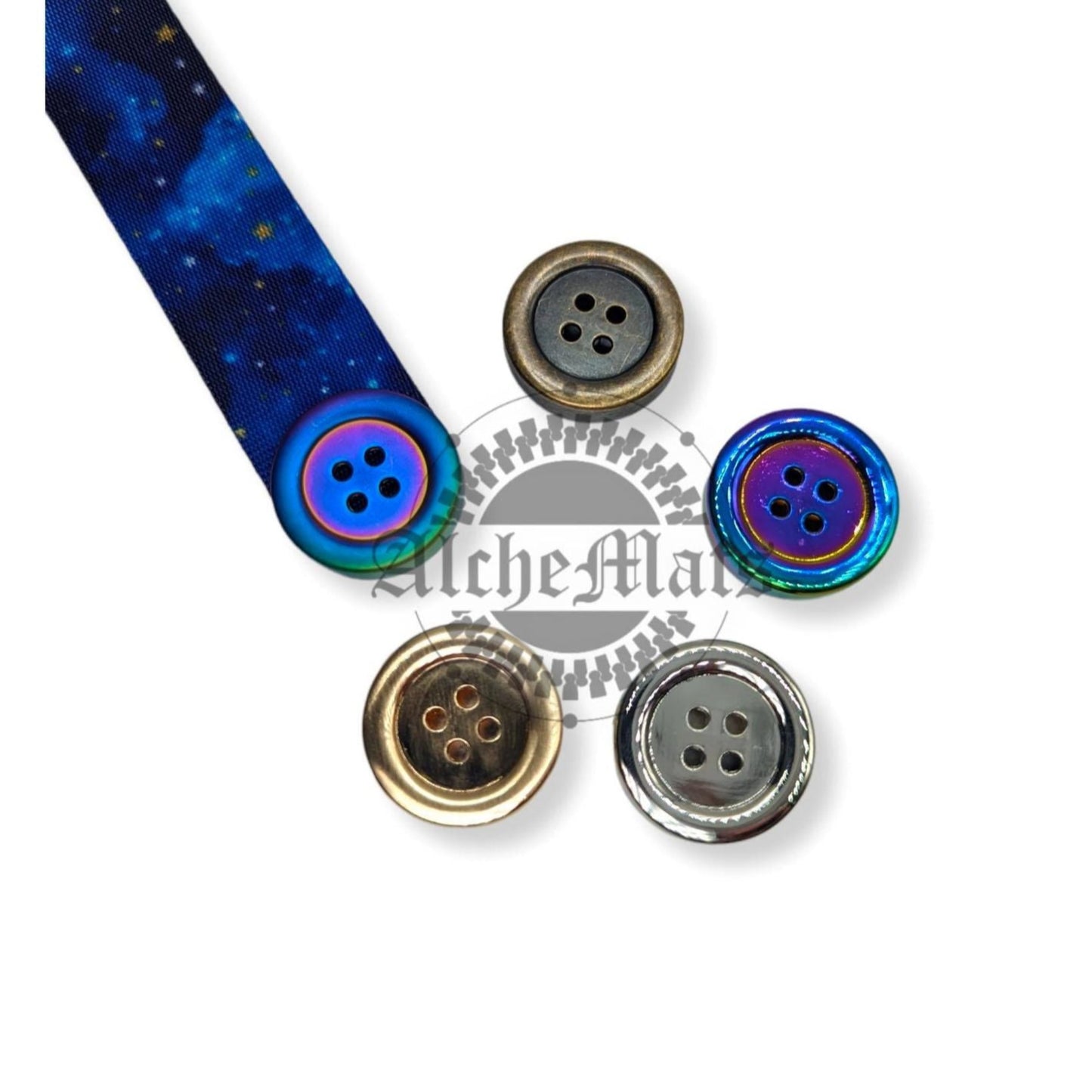 Strap End - Button - 1"
