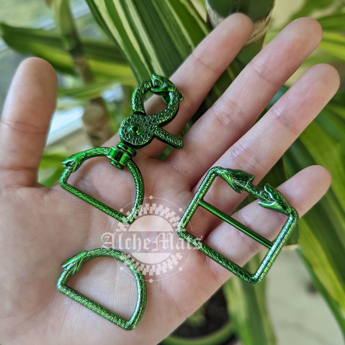 Triglide Ouroboros - Metal Infinity Snake Strap Adjuster V2 - 1"
