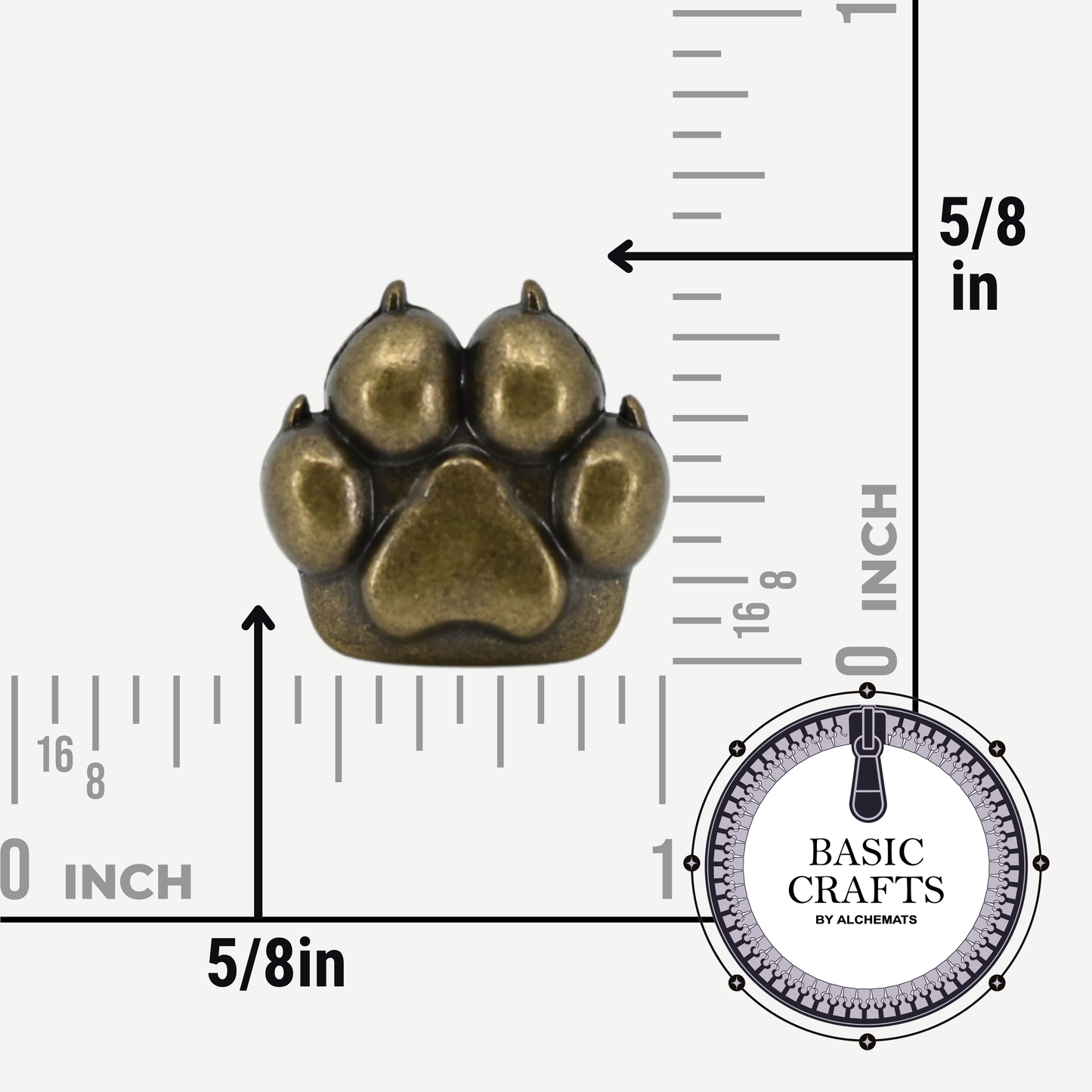 Purse Feet - Decorative Pet Paw Metal Bag Feet
