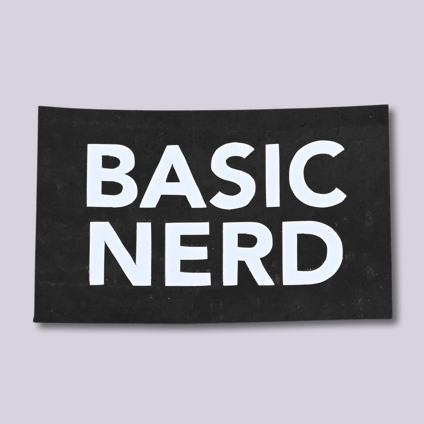 Sew-In Label || Basic Nerd - Handmade Cork Maker Label