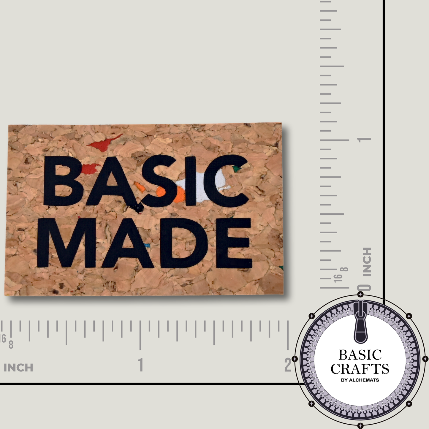 Sew-In Label || Basic Made - Handmade Cork Maker Label