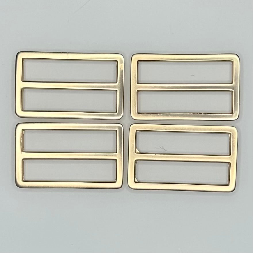 Tri-Glide - Heavy Weight - Metal Flat Strap Adjuster - 1.5"