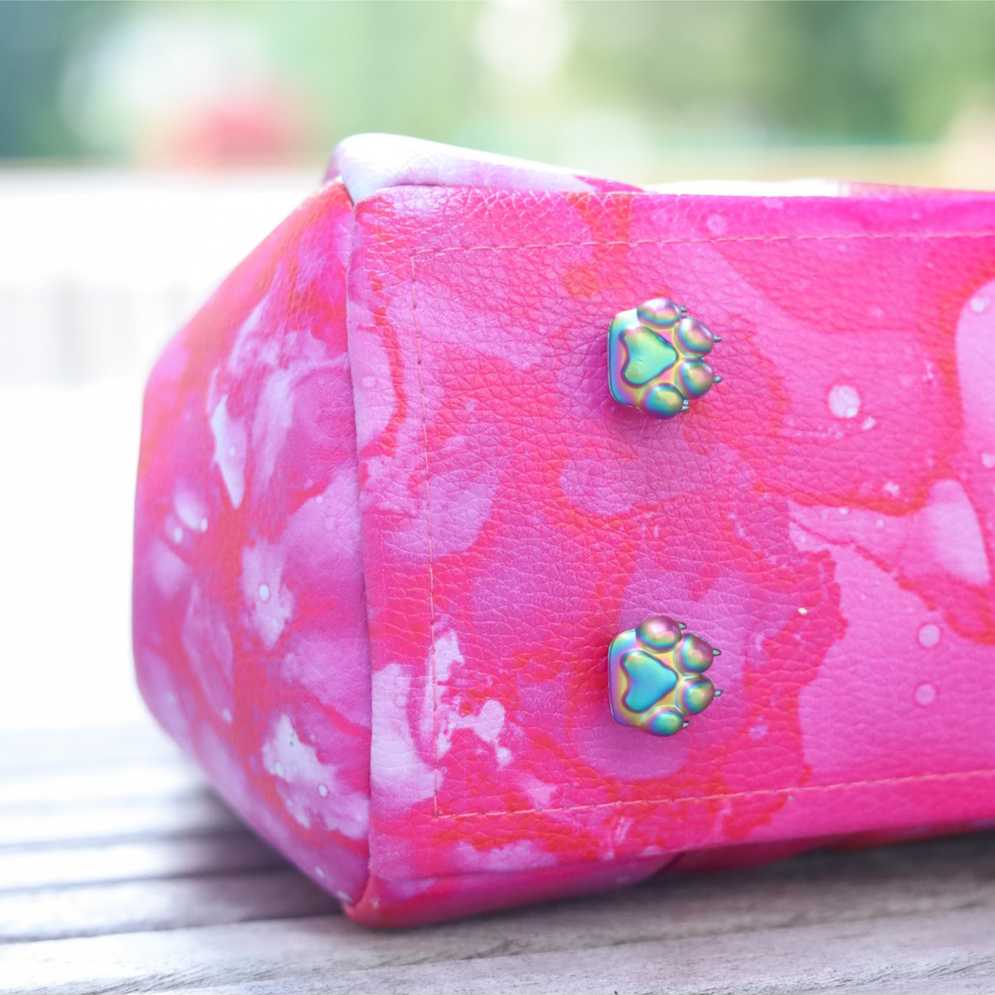 Purse Feet - Decorative Pet Paw Metal Bag Feet