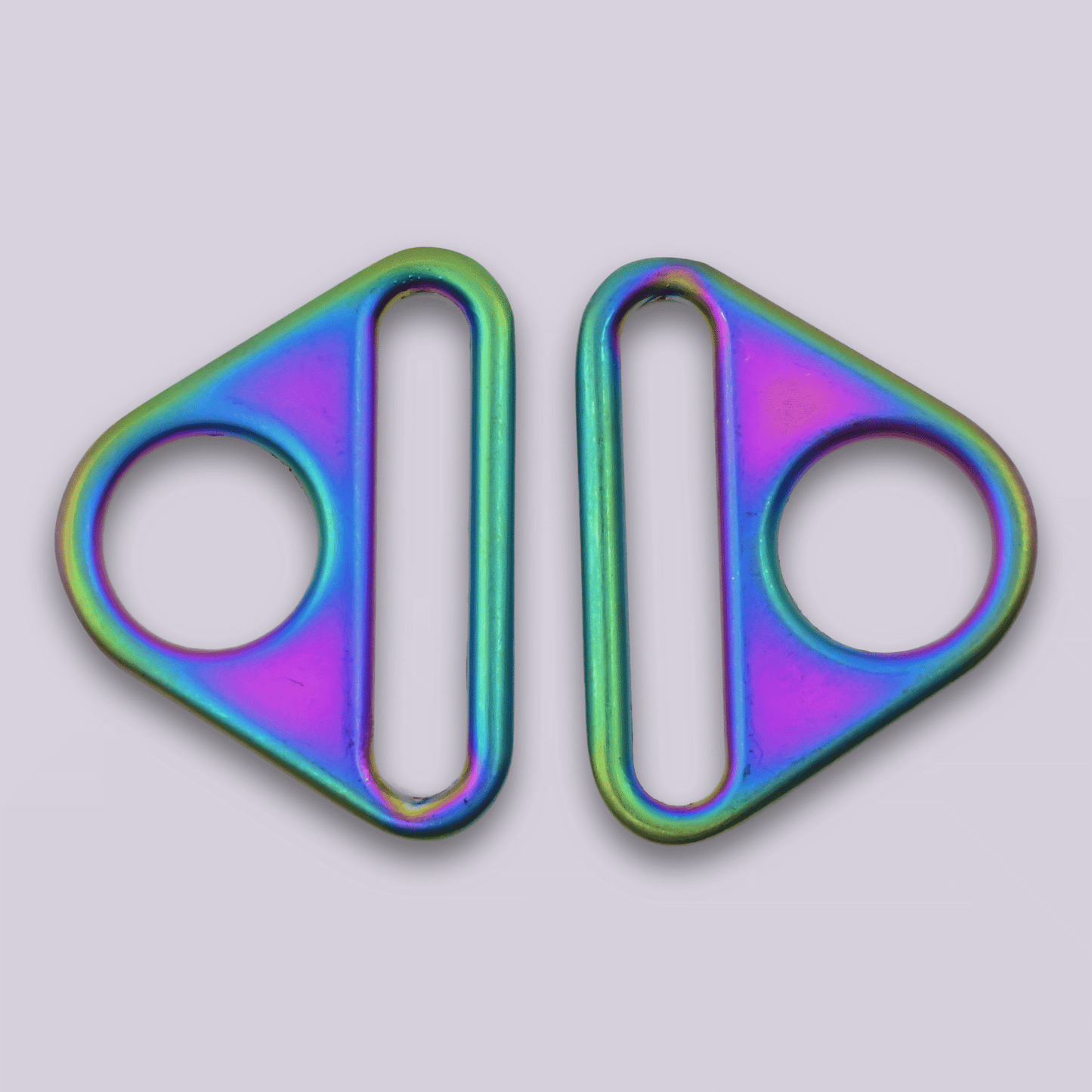 Triangle Rings - Metal Strap Connectors - 1"