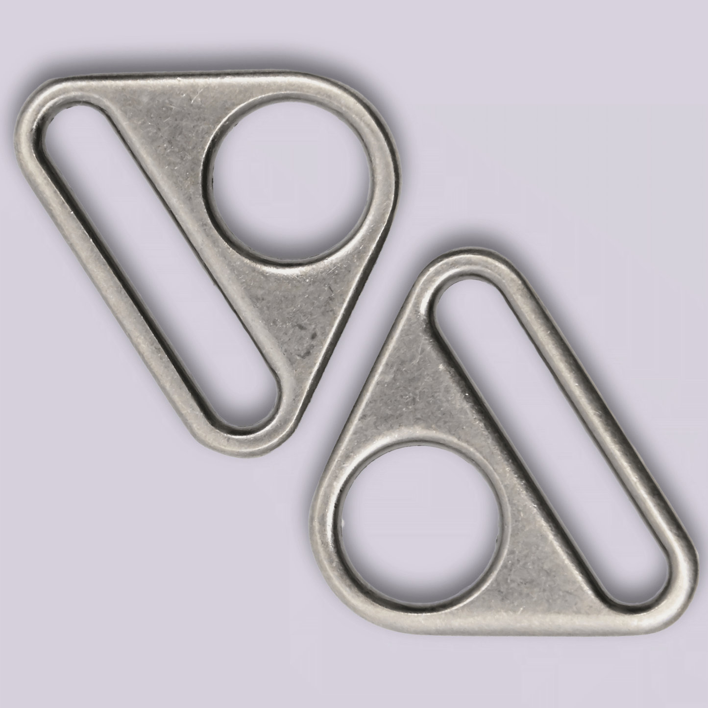 Triangle Rings - Metal Strap Connectors - 1"
