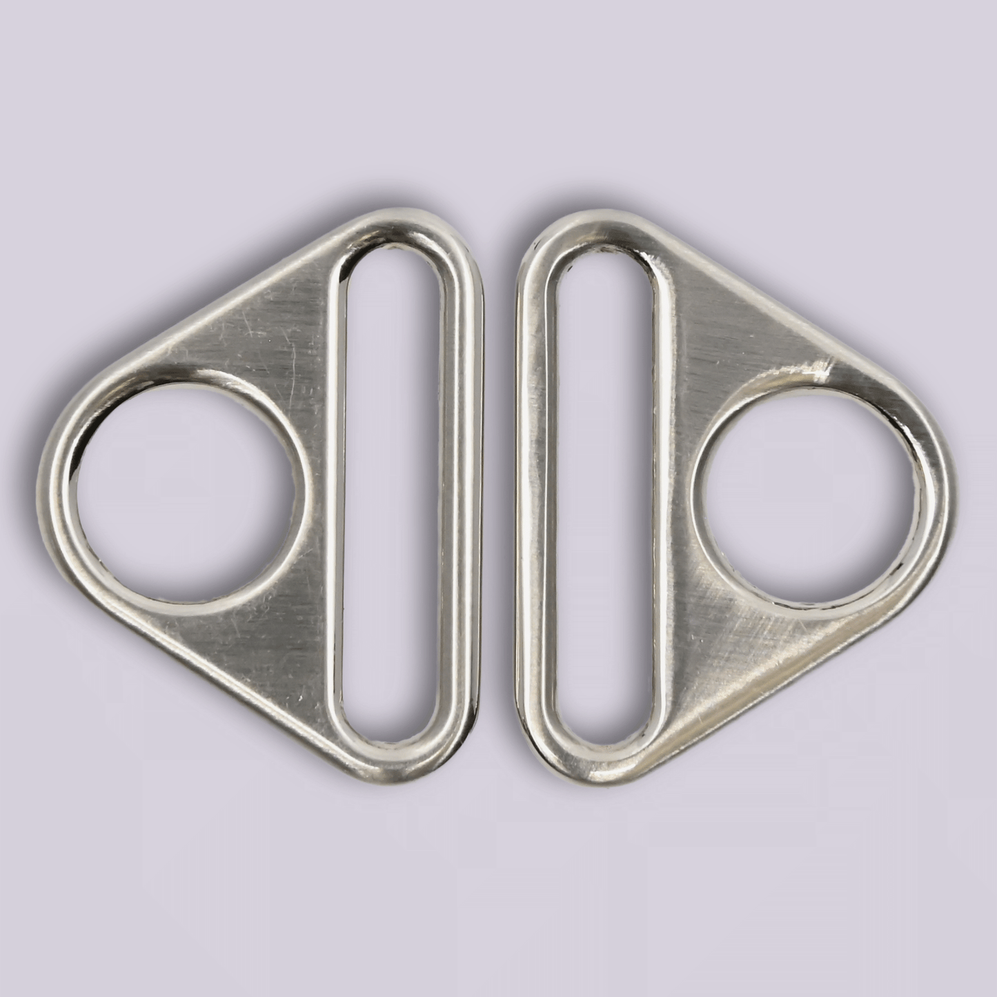 Triangle Rings - Metal Strap Connectors - 1"