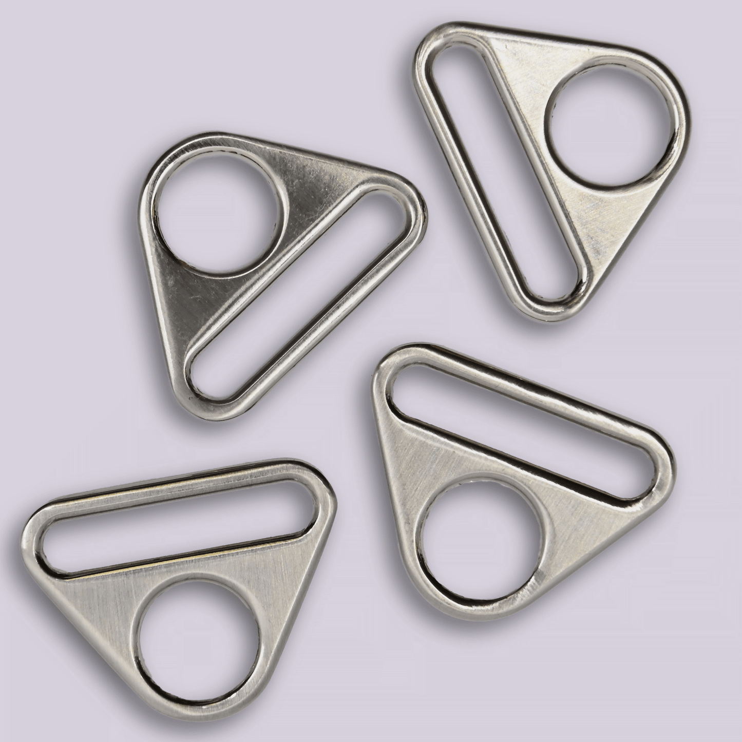 Triangle Rings - Metal Strap Connectors - 1"