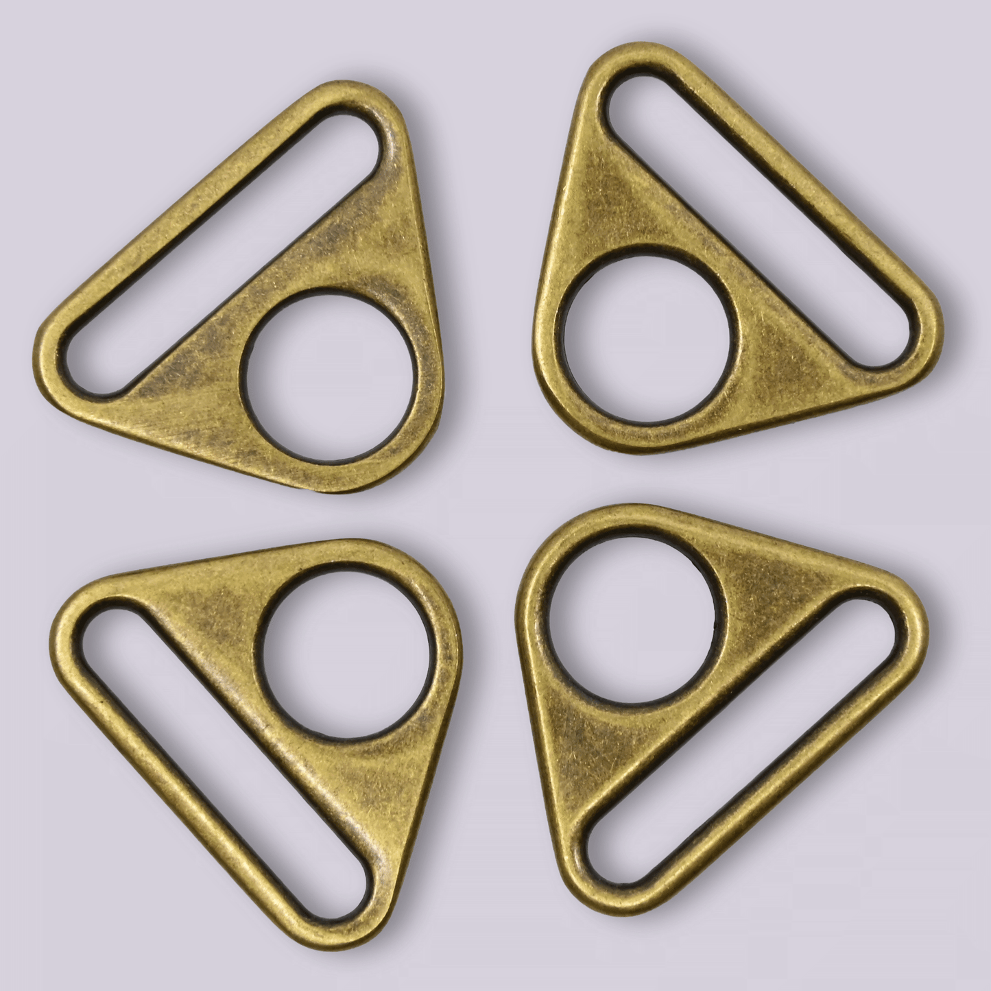 Triangle Rings - Metal Strap Connectors - 1"