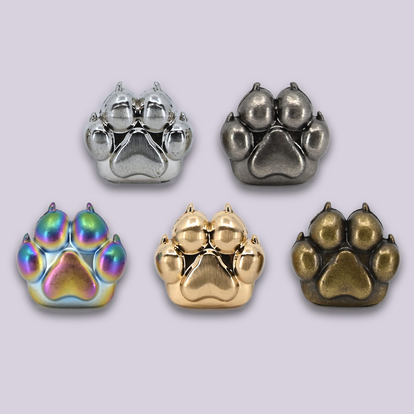 Purse Feet - Decorative Pet Paw Metal Bag Feet