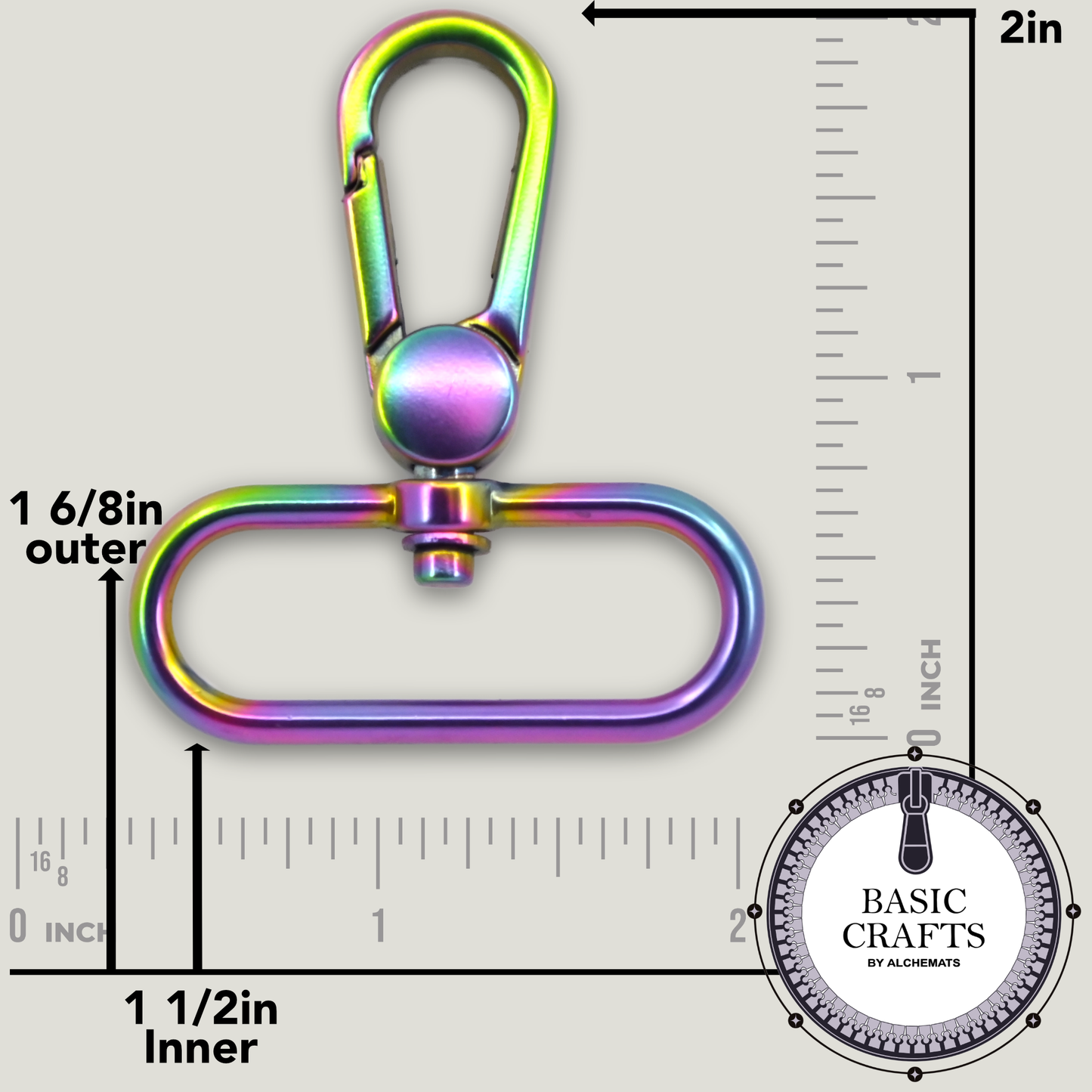 Swivel Lever Snap - 1.5"