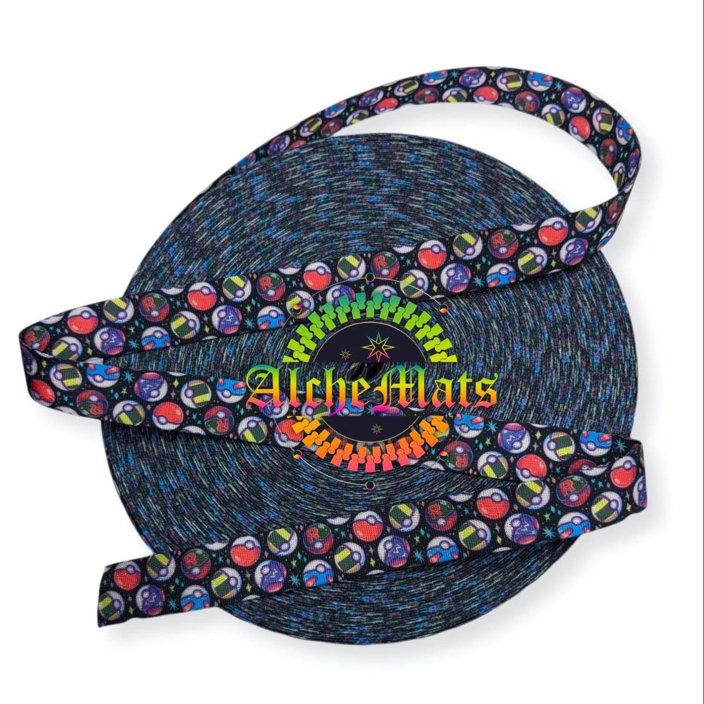 Webbing - Galaxy Monster Balls - 1" or 1.5"