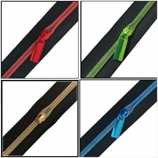 Zipper Tape - Metallic Colors - Nylon Coil #5