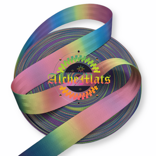 Webbing - Pastel Rainbow - 1" or 1.5"