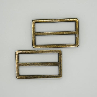Tri-Glide - Heavy Weight - Metal Flat Strap Adjuster - 1.5"