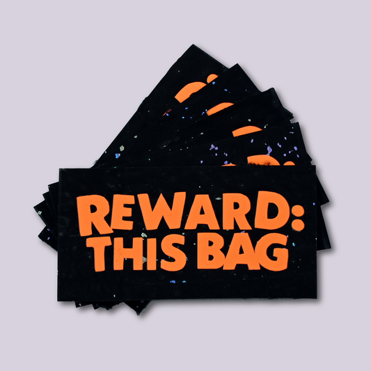 Sew-In Label || Reward:This Bag - Handmade Cork Tag