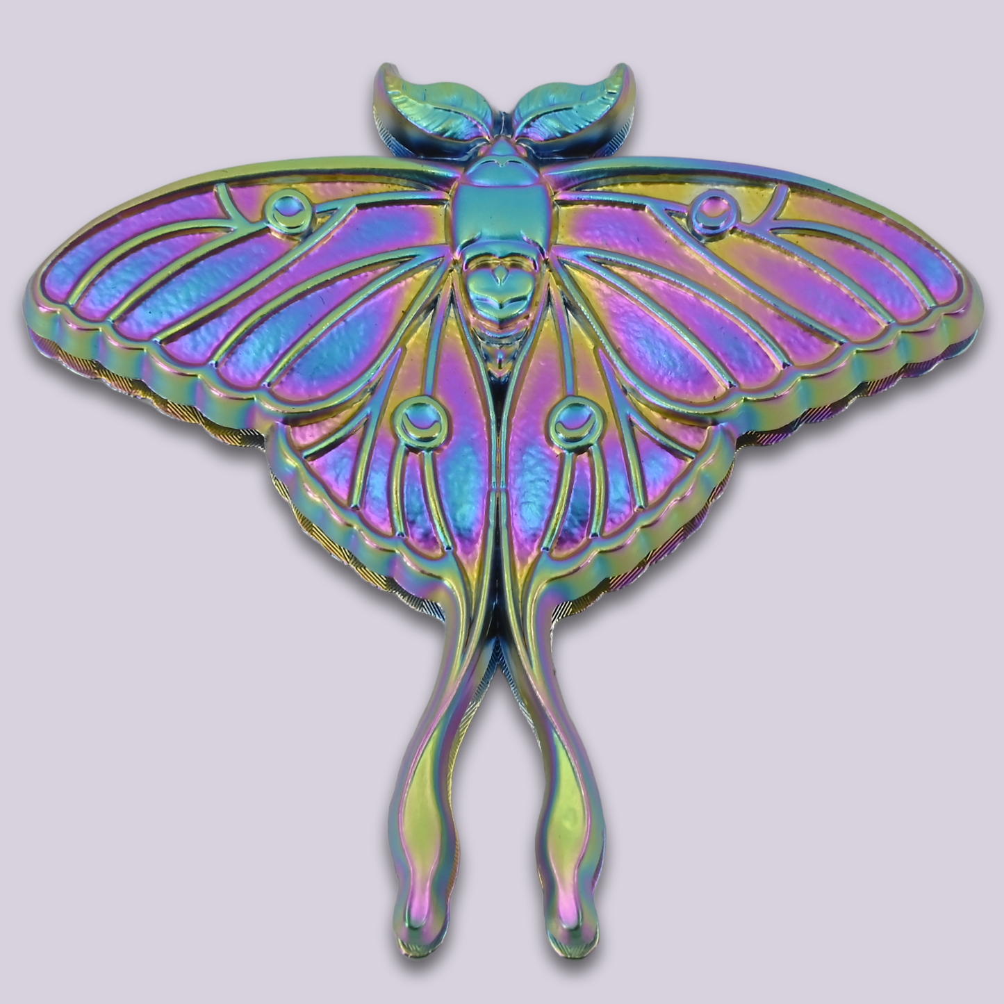 Magnetic Snap || Luna Moth - Custom Metal Bag Magnet
