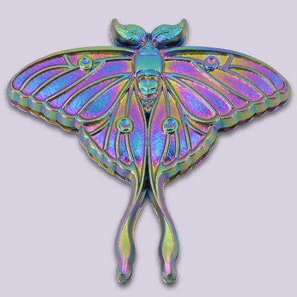 Magnetic Snap || Luna Moth - Custom Metal Bag Magnet