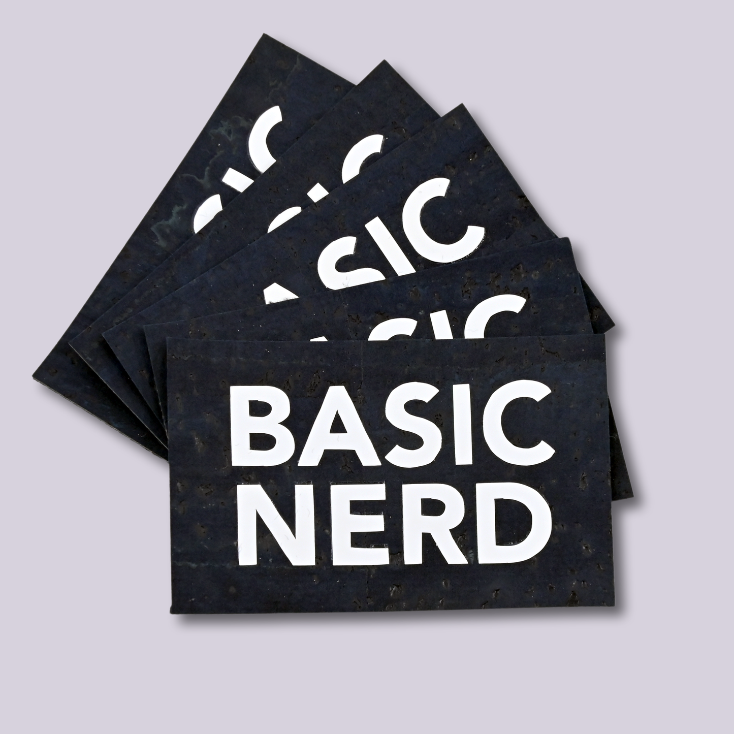 Sew-In Label || Basic Nerd - Handmade Cork Maker Label