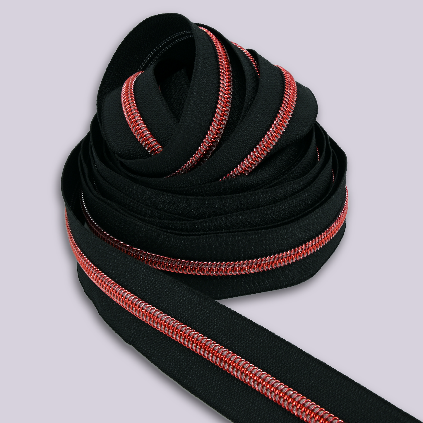 Zipper Tape - Chroma Coil - Crimson Red - Nylon #5
