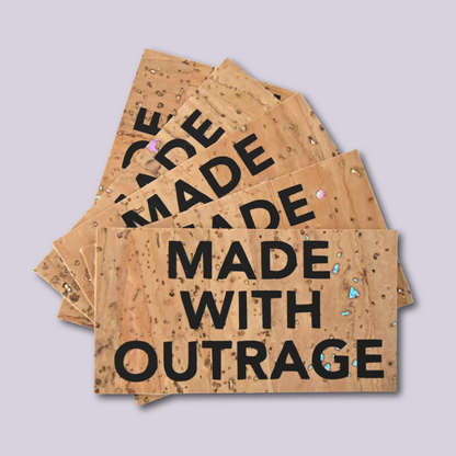 Sew-In Label || Made With Outrage - Handmade Tag