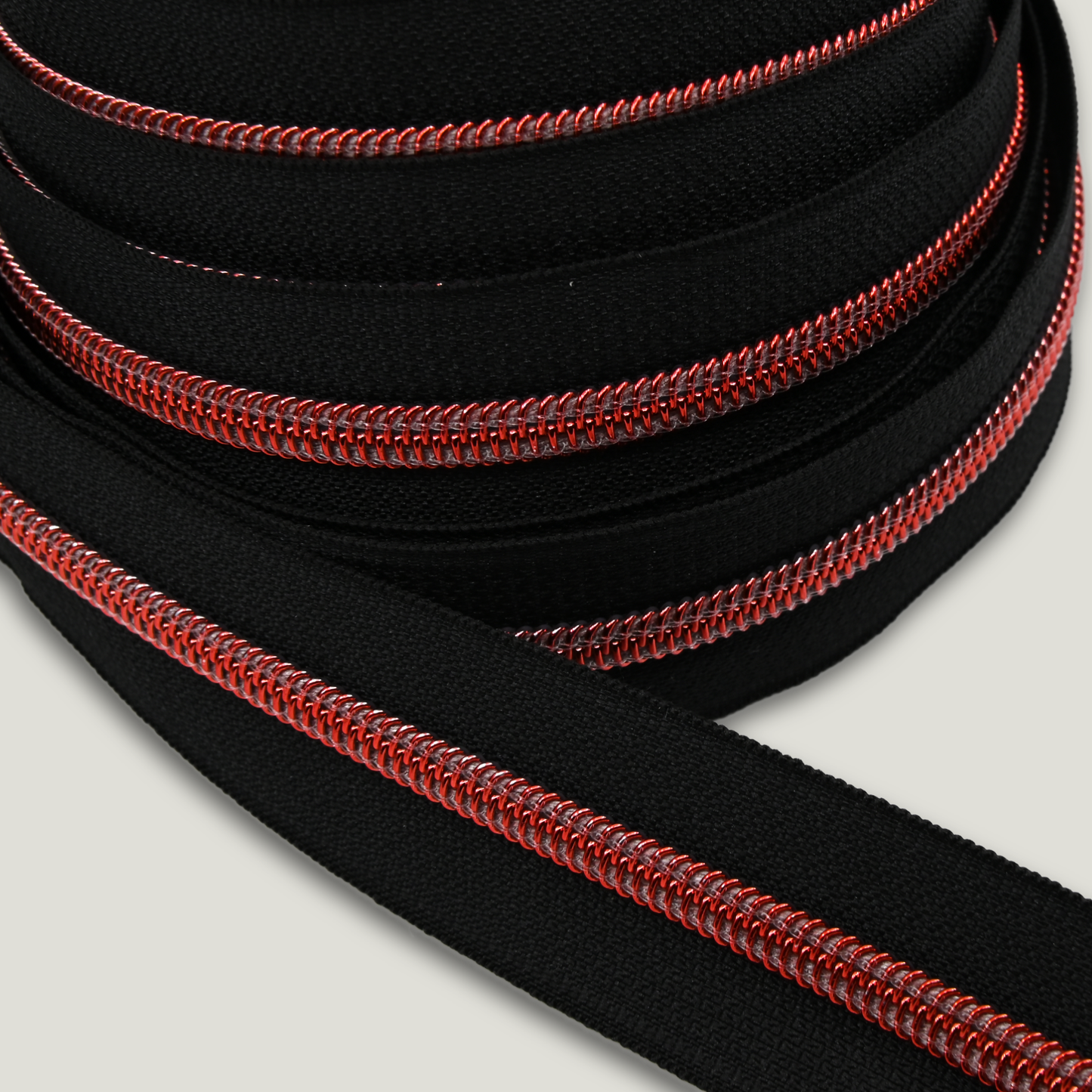 Zipper Tape - Chroma Coil - Crimson Red - Nylon #5