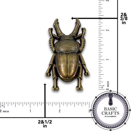 Magnetic Snap || Stag Beetle - Custom Bag Magnet