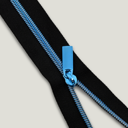 Zipper Tape || Plasma Blue - Chroma Coil - Nylon #5