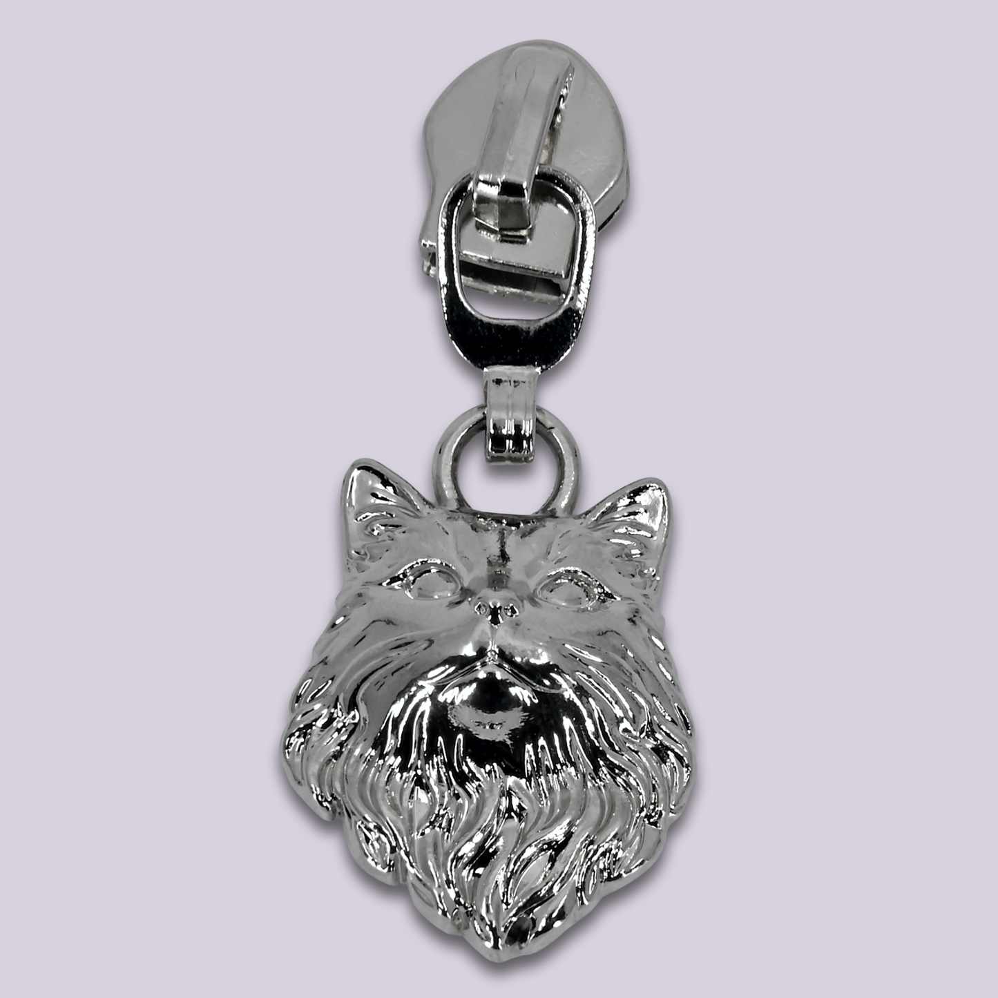 Zipper Pulls || Victorian Cat Head - #5