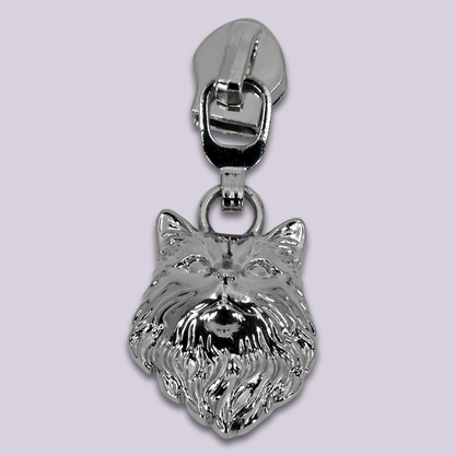 Zipper Pulls || Victorian Cat Head - #5
