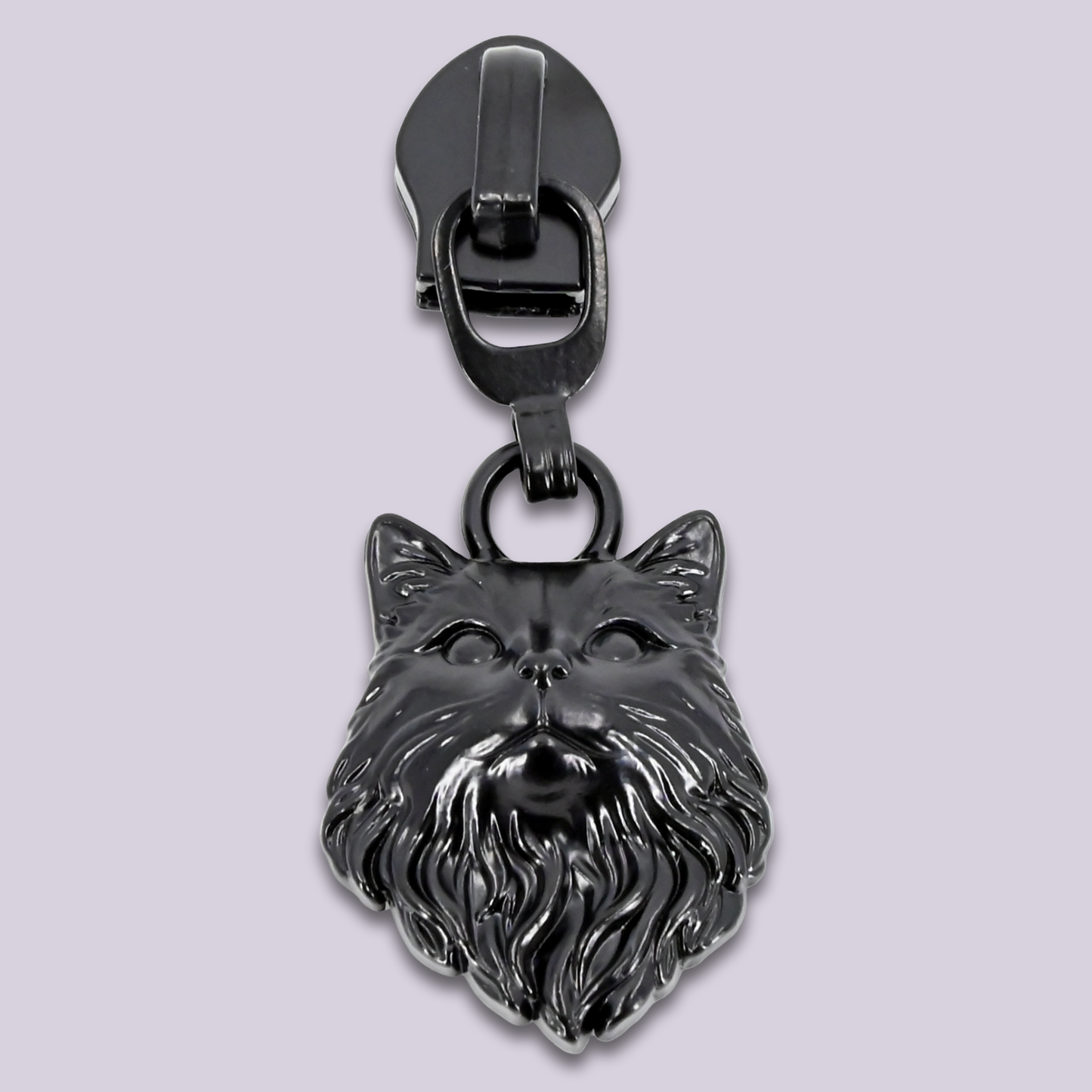 Zipper Pulls || Victorian Cat Head - #5