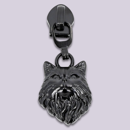Zipper Pulls || Victorian Cat Head - #5