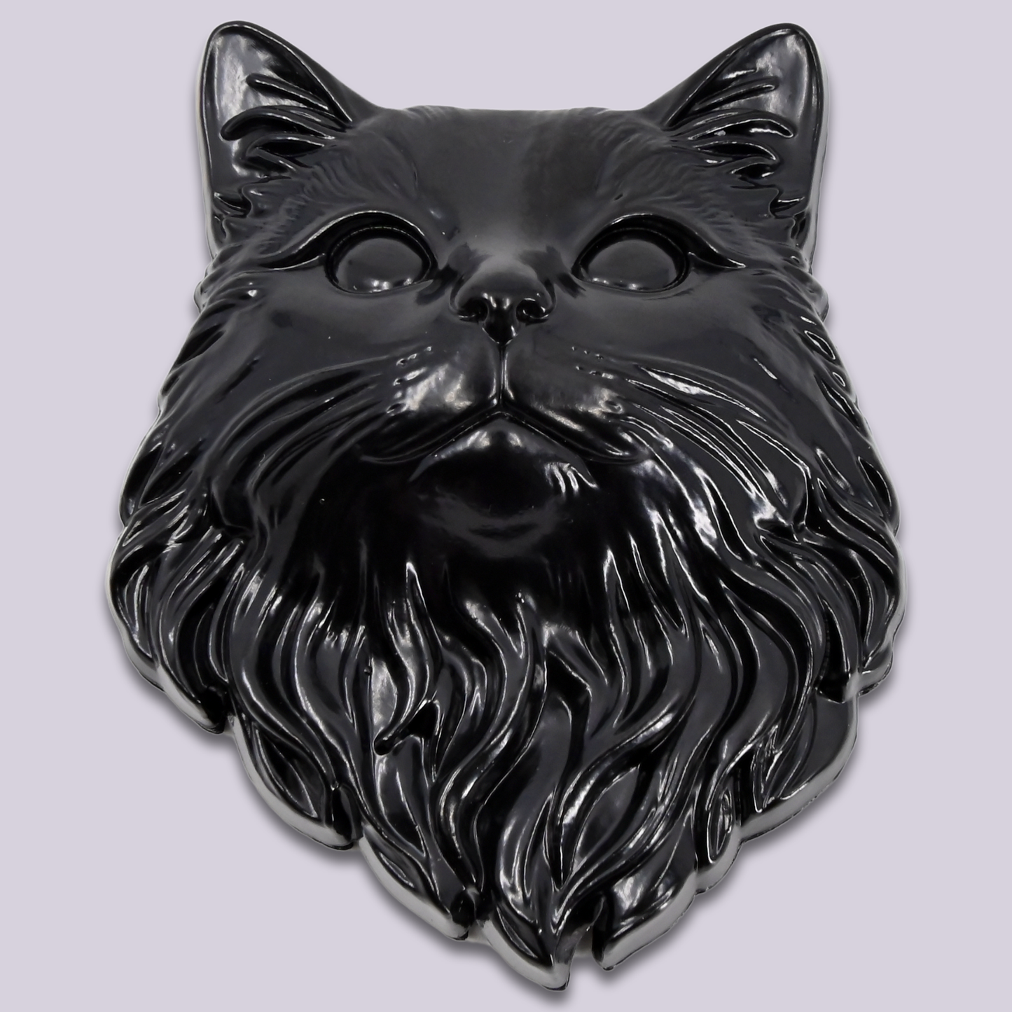Magnetic Snap || Victorian Cat Head - Custom Metal Snap