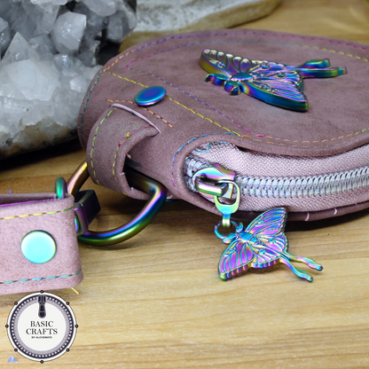 Magnetic Snap || Luna Moth - Custom Metal Bag Magnet