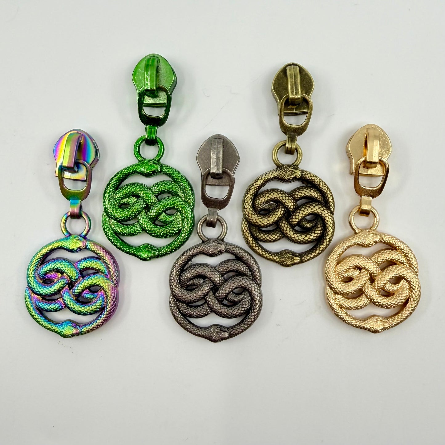 Zipper Pulls || Ouroboros Celtic Knot - #5 Custom Zipper Pull