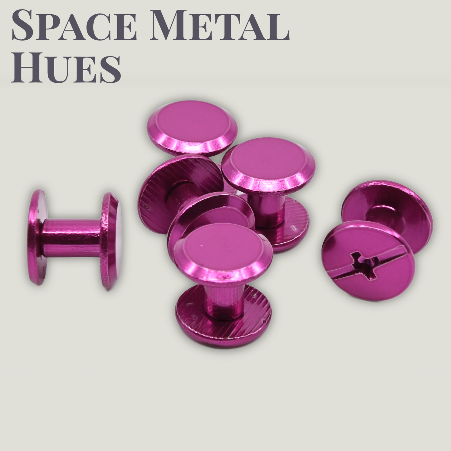 Chicago Screws - Beveled - Chroma Alloy - Bright Cosmic Metallic Hues