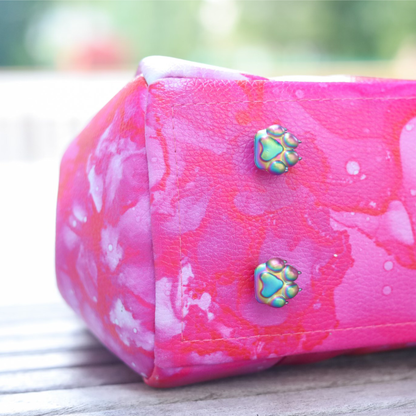 Purse Feet - Decorative Pet Paw Metal Bag Feet
