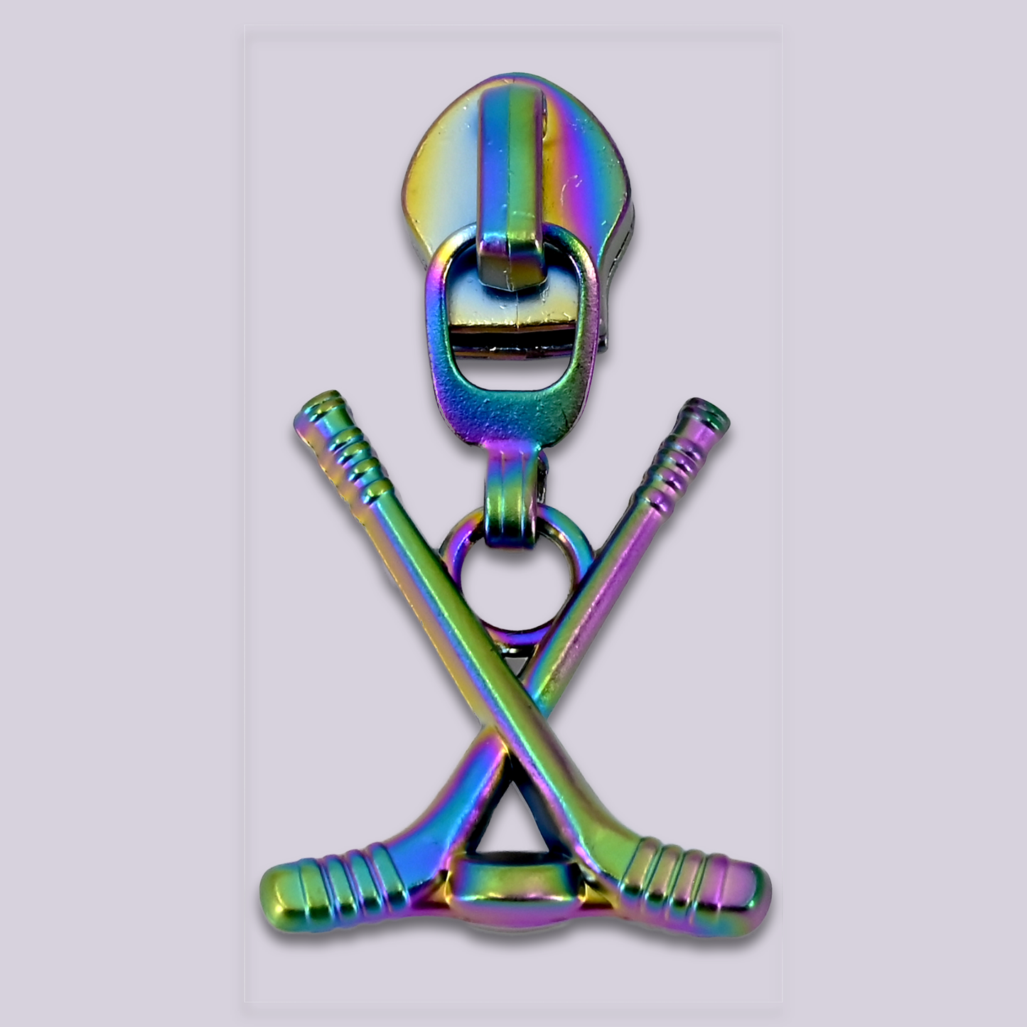 Zipper Pulls || Crossed Hockey Sticks - #5