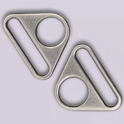 Triangle Rings - Metal Strap Connectors - 1"