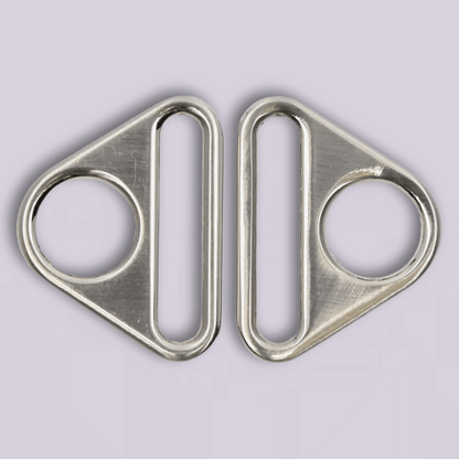Triangle Rings - Metal Strap Connectors - 1"