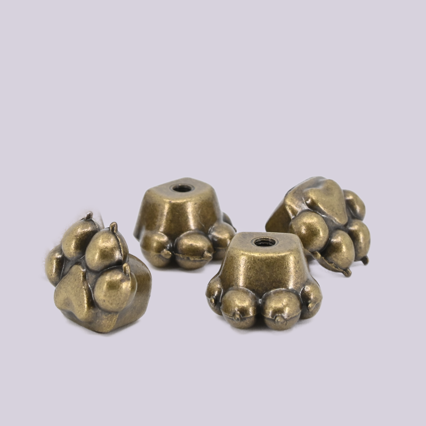 Purse Feet - Decorative Pet Paw Metal Bag Feet