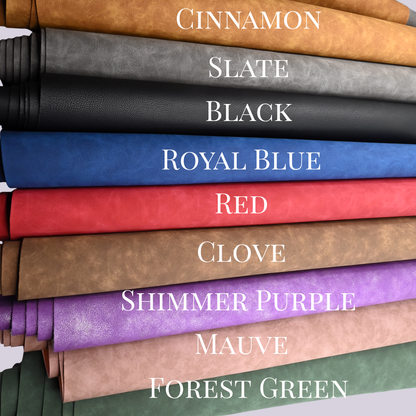 Vinyl || Luxury Traditional Leather Vinyl - Faux Natural Grain Leather Vinyl