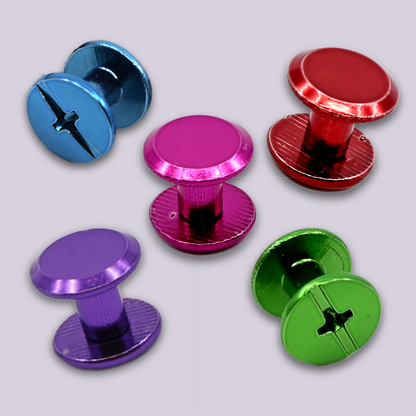 Chicago Screws - Beveled - Chroma Alloy - Bright Cosmic Metallic Hues