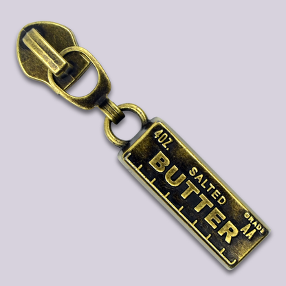 Zipper Pull || 3D Stick of Butter, #5 Custom Pull