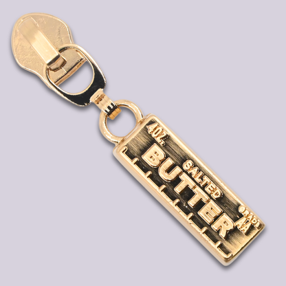 Zipper Pull || 3D Stick of Butter, #5 Custom Pull