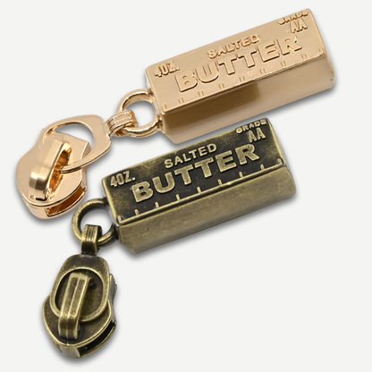 Zipper Pull || 3D Stick of Butter, #5 Custom Pull